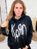 Licensed Korn Unisex "Still A Freak" Long Sleeve Graphic Band Hoodie - Whiskey Skies - ROCK OFF