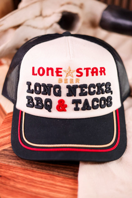 Licensed Lone Star Beer Trucker Hat - Whiskey Skies - AMERICAN NEEDLE