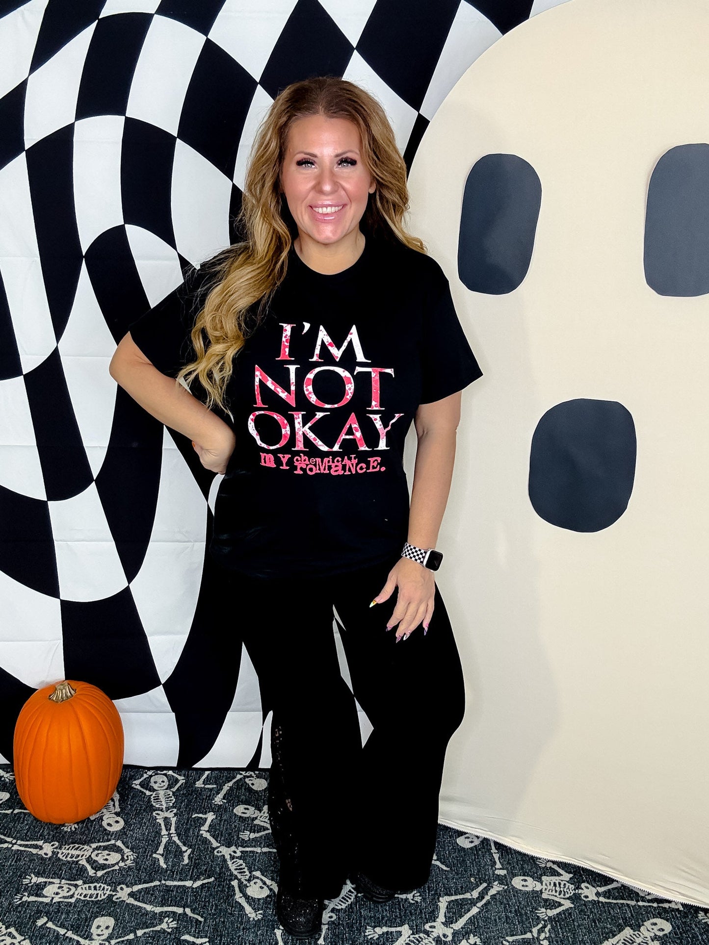 Licensed My Chemical Romance "I'm Not Ok" Graphic T-Shirt - Whiskey Skies - ROCK OFF