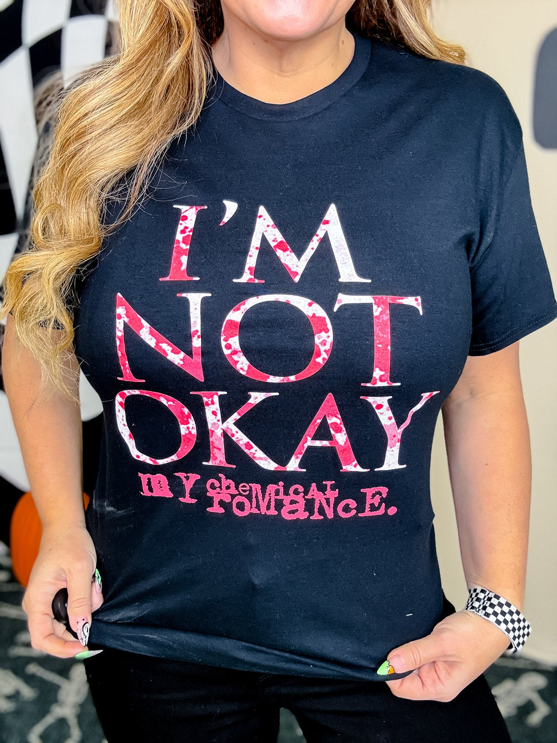 Licensed My Chemical Romance "I'm Not Ok" Graphic T-Shirt - Whiskey Skies - ROCK OFF