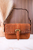Licensed Yellowstone Amber Paradise Handbag With Rivets - Whiskey Skies - MYRA BAGS