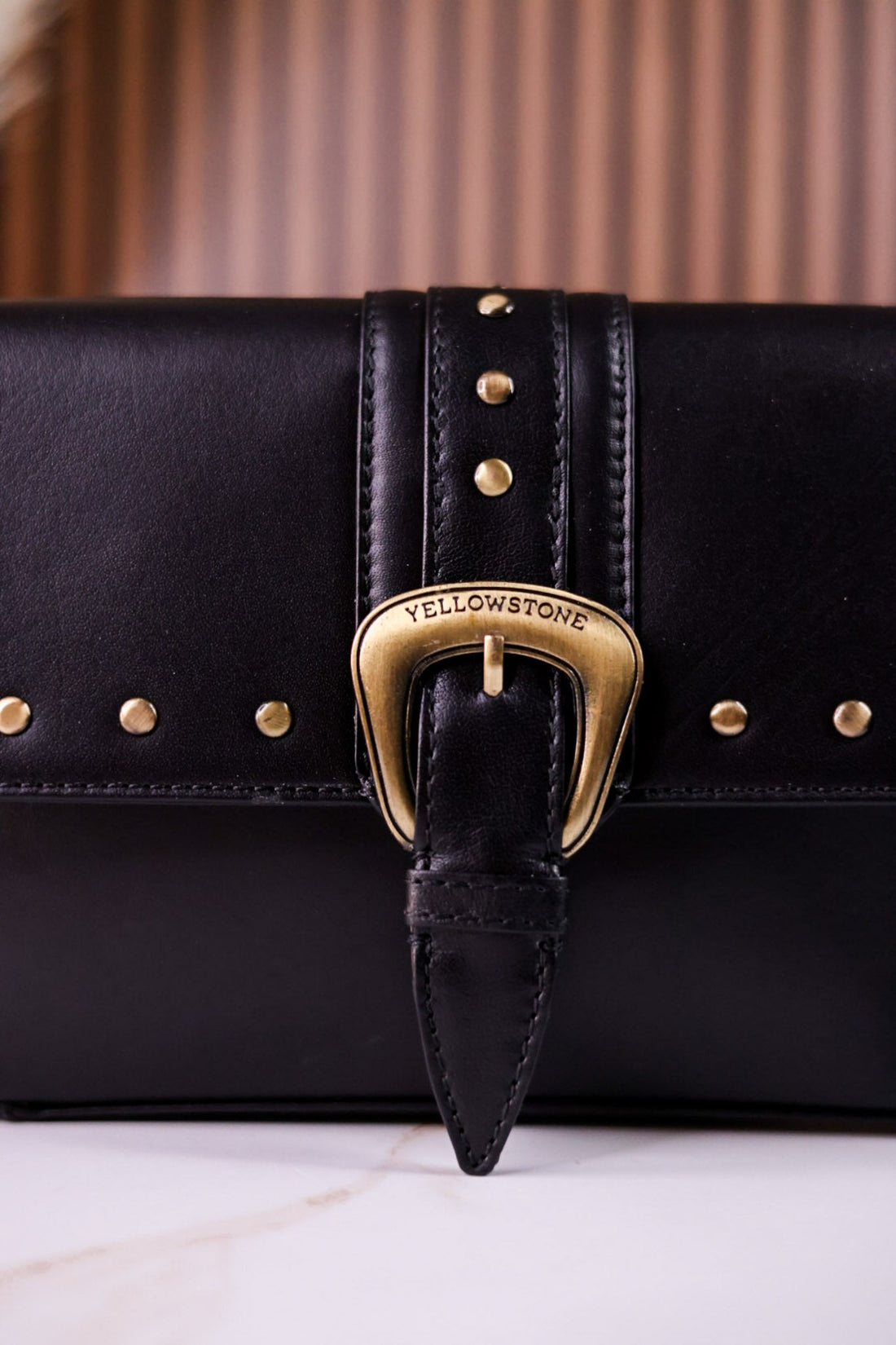 Licensed Yellowstone Ash Paradise Handbag With Rivets - Whiskey Skies - MYRA BAGS