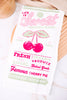 "Life Is Sweet" Cherry Theme Dish Towel - Whiskey Skies - KARMA