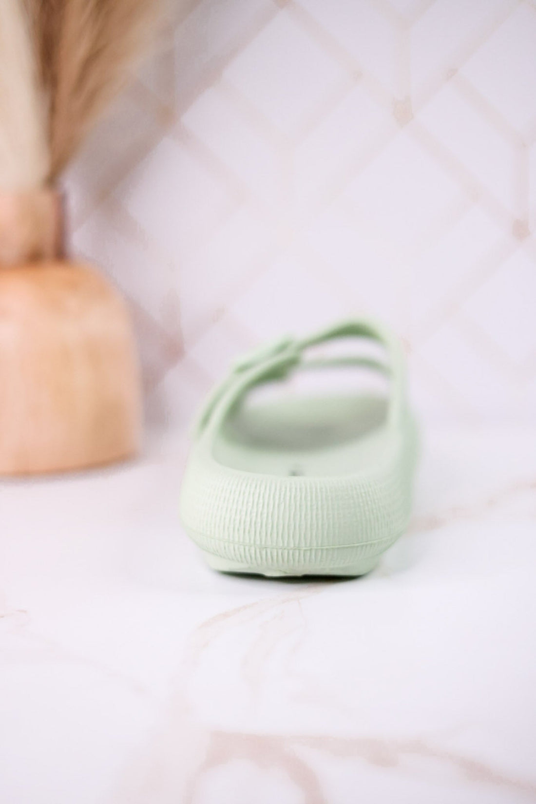 Light Green Cushioned Waterproof Sandals - Whiskey Skies - SPRING FOOTWEAR