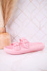 Light Pink Cushioned Waterproof Slides - Whiskey Skies - SPRING FOOTWEAR
