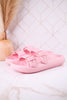 Light Pink Cushioned Waterproof Slides - Whiskey Skies - SPRING FOOTWEAR