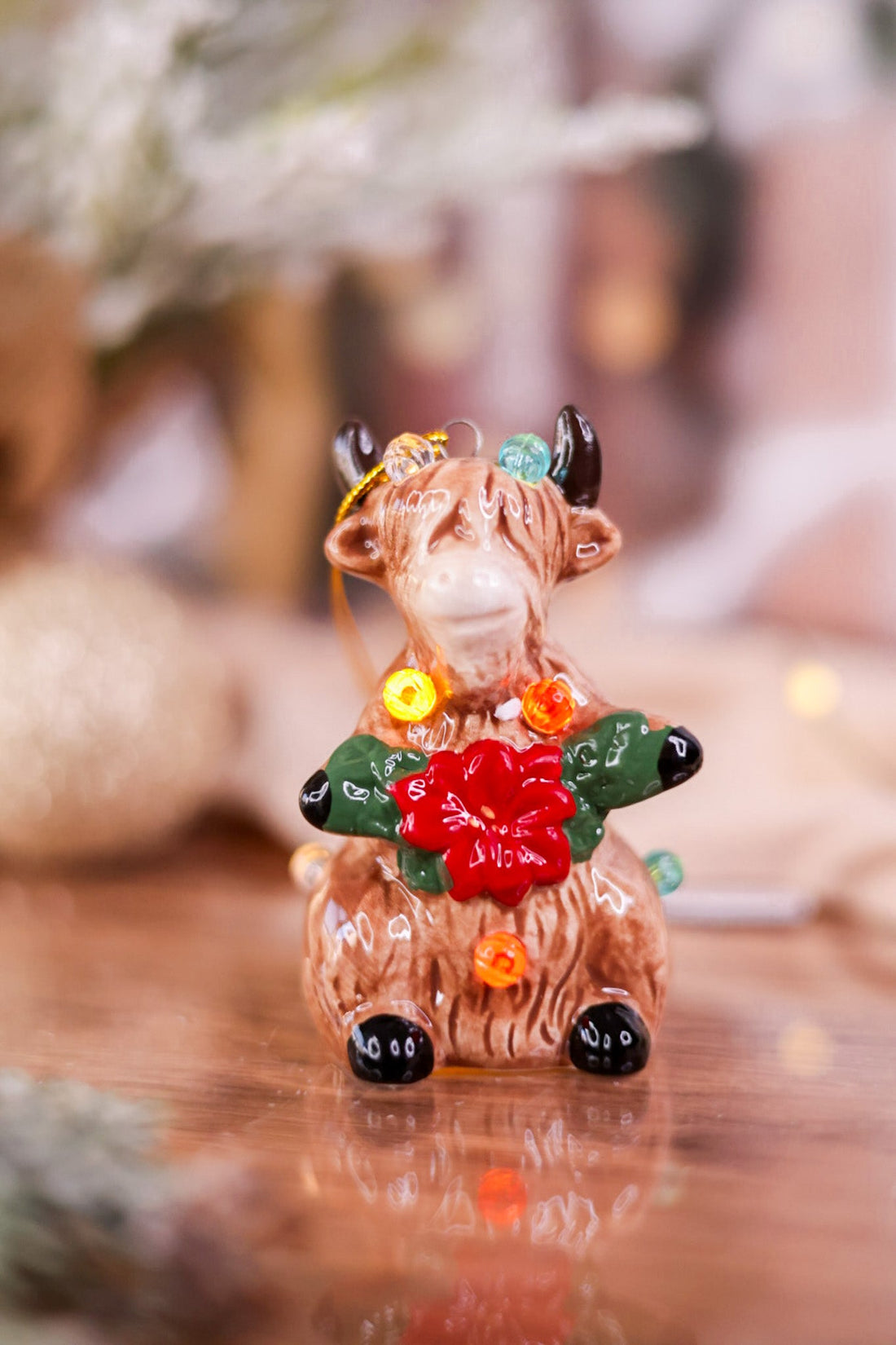 Light Up Highland Cow Christmas Ornaments (3 Styles) - Whiskey Skies - SPECIAL T IMPORTS INC