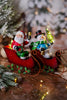 Light Up Resin Holiday Sleigh (2 Styles) - Whiskey Skies - GERSON COMPANIES