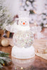 Light Up Rotating Snowman Globe - Whiskey Skies - SULLIVANS