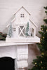 Light - Up Snowy Christmas Barn in White - Whiskey Skies - MELROSE INTL