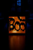 Lighted Boo Block Table Top Sitter - Whiskey Skies - WT COLLECTION