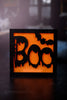 Lighted Boo Block Table Top Sitter - Whiskey Skies - WT COLLECTION