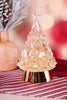 Lighted Christmas Tree W/ Gold Swirling Glitter - Whiskey Skies - RAZ IMPORTS