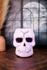 Lighted Halloween Skull Trick Or Treat Bucket W/ Sound - Whiskey Skies - GERSON COMPANIES