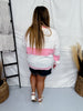 Lightweight Sweater Cardigan With A Pink And White Checkered Pattern - Whiskey Skies - ODDI