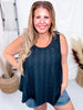 Lightweight Textured Tank Top Blouse (7 Colors) - Whiskey Skies - ANDREE BY UNIT