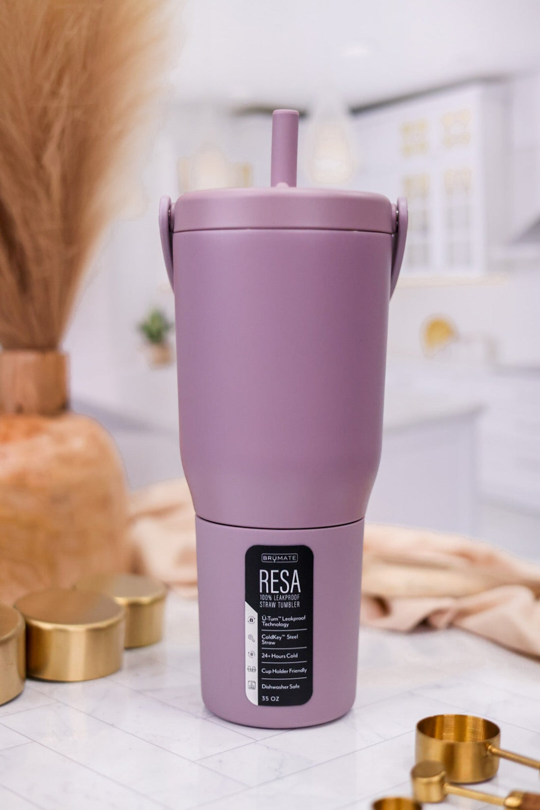 Lilac Dust 35oz Resa Tumbler - Whiskey Skies - BRUMATE