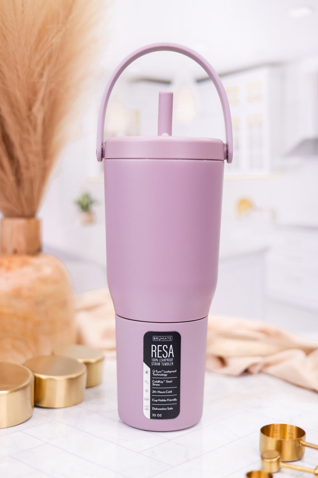 Lilac Dust 35oz Resa Tumbler - Whiskey Skies - BRUMATE