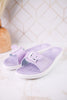 Lilac Flexus Sabala Sandals W/ Massaging Footbed - Whiskey Skies - SPRING FOOTWEAR