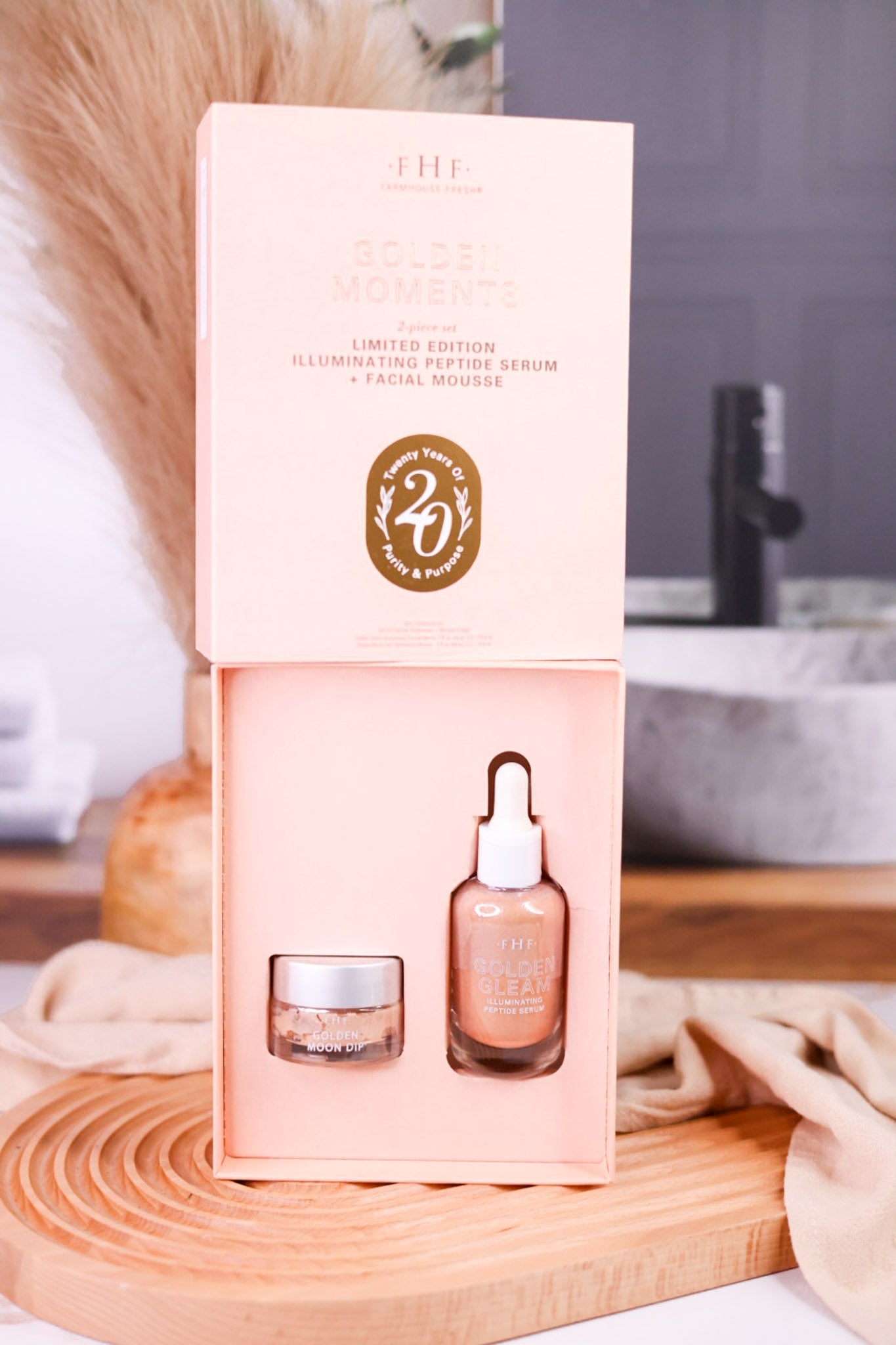Limited Edition Golden Moments Two Piece Set - Whiskey Skies - FARMHOUSE FRESH