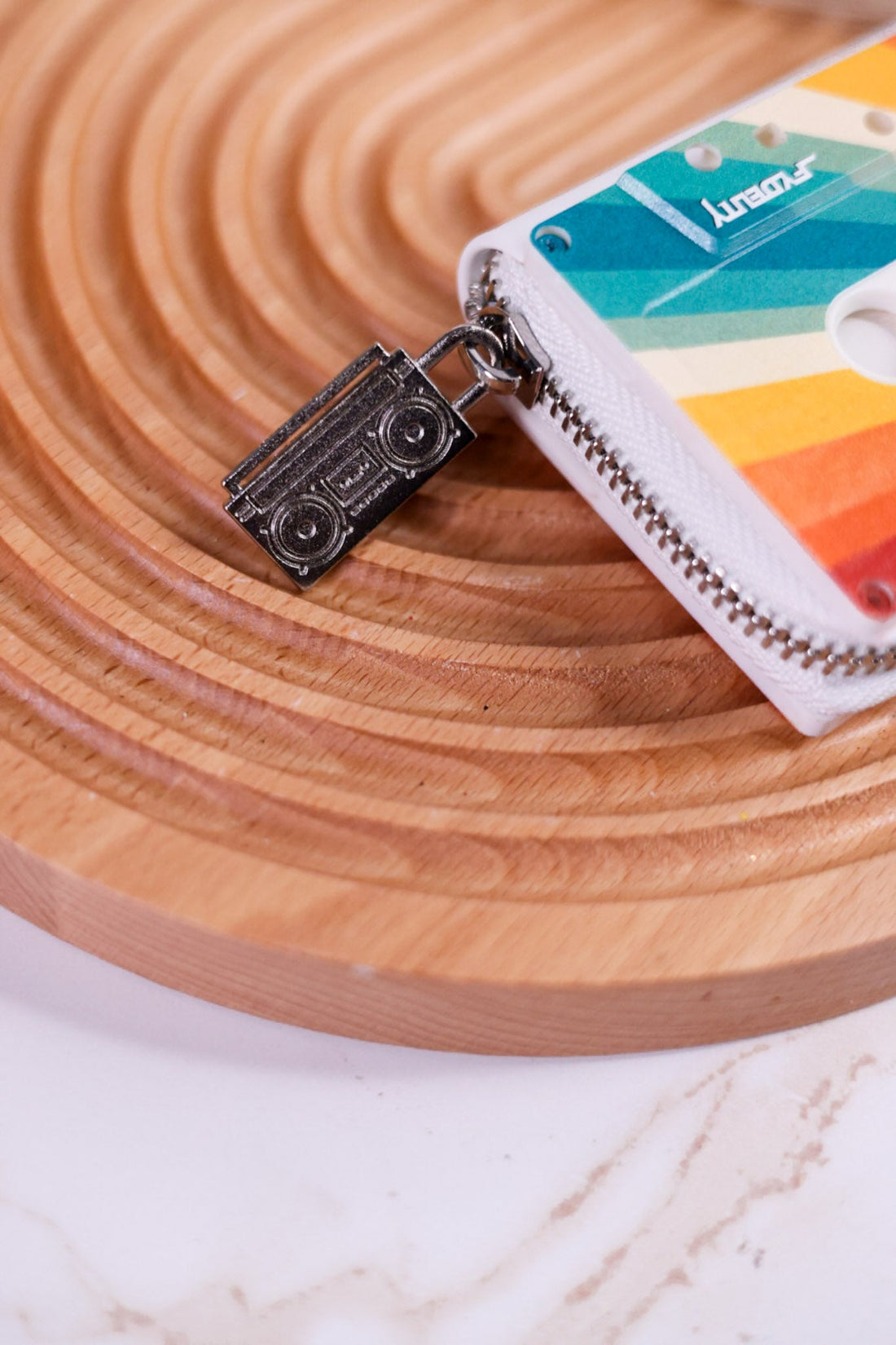 Limited Edition Retro Rainbow Mixtape Wallet - Whiskey Skies - FYDELITY