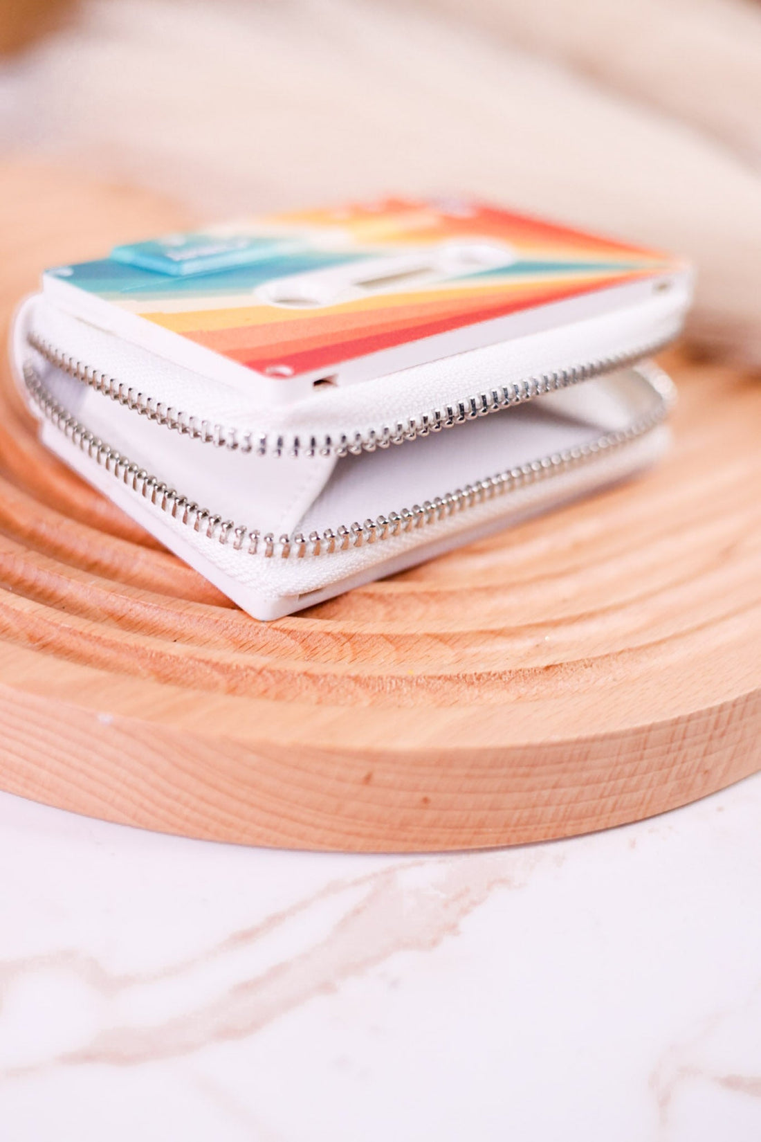 Limited Edition Retro Rainbow Mixtape Wallet - Whiskey Skies - FYDELITY