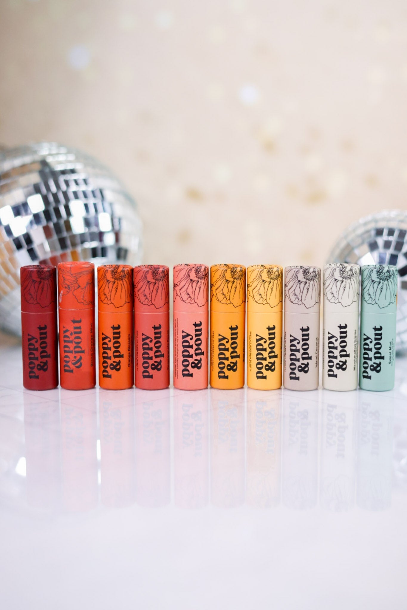 Lip Balm (10 Flavors) - Whiskey Skies - POPPY & POUT