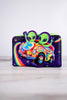 Lisa Frank Cosmic Zip Around Wallet - Whiskey Skies - LOUNGEFLY