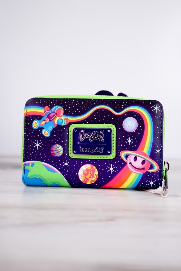 Lisa Frank Cosmic Zip Around Wallet - Whiskey Skies - LOUNGEFLY