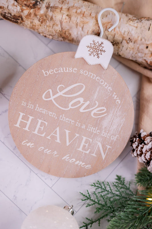 Little Bit of Heaven Wooden Ornament - Whiskey Skies - ADAMS & CO