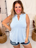 Lizzy A - Line Tank Tops (8 Colors) - Whiskey Skies - DEAR SCARLETT