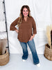Lizzy Top With Tiered Bell Sleeves (8 Colors) - Whiskey Skies - DEAR SCARLETT