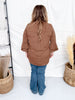 Lizzy Top With Tiered Bell Sleeves (8 Colors) - Whiskey Skies - DEAR SCARLETT