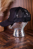 Long LIve Hippies & Cowboys Black Trucker Hat - Whiskey Skies - RODEO HIPPIE