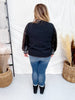 Long Sleeve Button Up Cardigan W/ Glitter Skull Patch Details - Whiskey Skies - SOUTHERN GRACE
