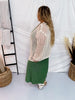 Long Sleeve Crochet Net Open Front Cardigan - Whiskey Skies - BIBI