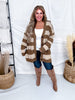 Long Sleeve Knit Brown & Taupe Button Down Cardigan - Whiskey Skies - DAVI & DANI
