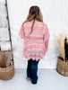 Long Sleeve Layered Lace Top In Mauve - Whiskey Skies - EASEL