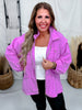Long Sleeve Lightweight Hooded Zip Up Jacket W/ Chest Pockets - Whiskey Skies - DEAR SCARLETT