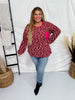 Long Sleeve Multi Colored Top W/ Contrasting Pocket Detail - Whiskey Skies - HEIMISH