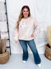Long Sleeve Patchwork Floral Pullover Sweater - Whiskey Skies - DAVI & DANI
