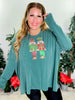 Long Sleeve Sequin Nutcracker Tunic Top - Whiskey Skies - HEIMISH