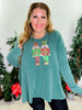 Long Sleeve Sequin Nutcracker Tunic Top - Whiskey Skies - HEIMISH