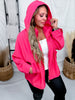 Long Sleeve Solid A - Line Zip Up Hoodie Jacket (5 Colors) - Whiskey Skies - DEAR SCARLETT