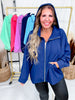Long Sleeve Solid A - Line Zip Up Hoodie Jacket (5 Colors) - Whiskey Skies - DEAR SCARLETT