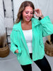 Long Sleeve Solid A - Line Zip Up Hoodie Jacket (5 Colors) - Whiskey Skies - DEAR SCARLETT