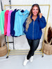Long Sleeve Solid A - Line Zip Up Hoodie Jacket (5 Colors) - Whiskey Skies - DEAR SCARLETT