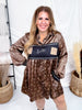 Long Sleeve Western Inspired Button Up Dress - Whiskey Skies - 2 FLY CO.