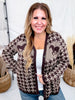 Long Sleeve Western Mustang Button Up Cardigan - Whiskey Skies - 2 FLY CO.