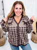 Long Sleeve Western Mustang Button Up Cardigan - Whiskey Skies - 2 FLY CO.